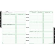 Folio size - Personal Organiser - Armorhide Leather Binder - Zippered - Black - 2PPW January 14