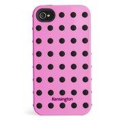 Combination Case for iPhone® 4 & 4S Pink w/Black Dots