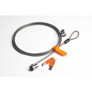 Candado doble para portátil MicroSaver®: llaves iguales