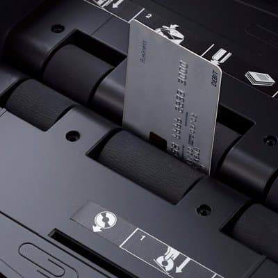 Securely Destroys Credit Cards and CDs
