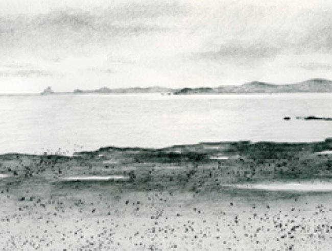 Watersoluble Sketching: coastal project