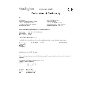 Pro Fit Gesture Mouse (K72413,M01288)