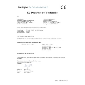 EU DoC (K33993,M01334)