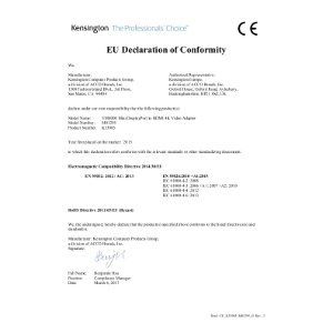 EU DoC (K33985,M01295)