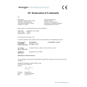 EU DoC (K33998,M01346)