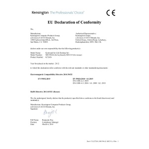 EU DoC (K72436,M01396-K,M01215)