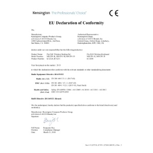 EU DoC (K72324,K75231,K72450_M01291)