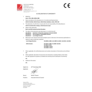 Auto+ 175X 200X 300M 300X CE Declaration - 2018 December (DS)