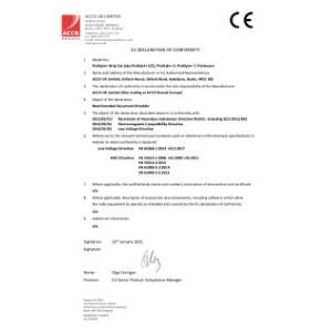 ProStyle+ Strip Cut ProStyle+ 5  ProStyle+ 7 ProSecure CE Declaration - 2021 January (DS)