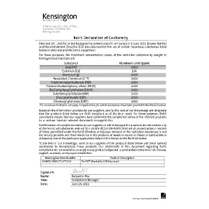 RoHS Compliance Self-Declaration of Conformity_K64406 K64407 K75236_signed