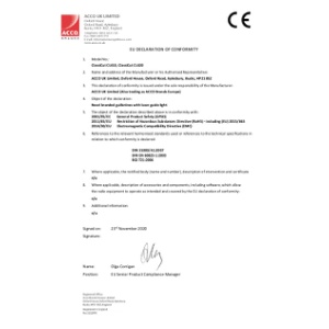 ClassicCut CL410 CL420 CE Declaration - 2020 November (DS)