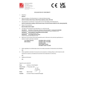 Stella 30 CE UKCA Declaration - 2021 November
