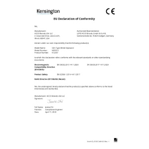EU DoC (K72357, M01613)