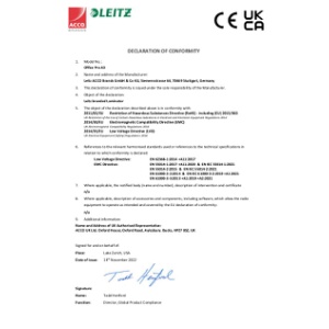 Office Pro A3 CE UKCA Declaration - 2022 November (DS)
