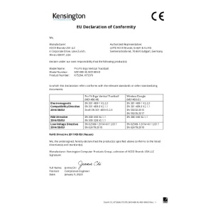 EU DoC (K75264, K75370, M01480-M, M01480-D)