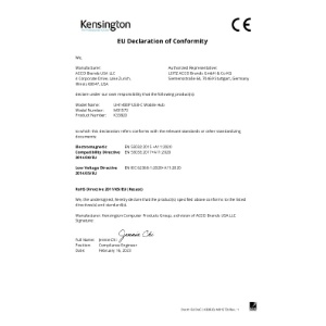 EU DoC ( K33820, M01573)