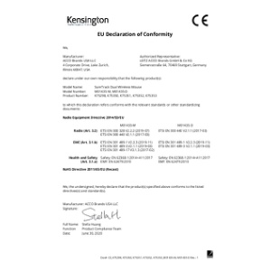 EU DoC (K75298, K75350, K75351, K75352, K75353, M01435-M, M01435-D)