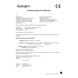 EU DoC (K75241, M01477)