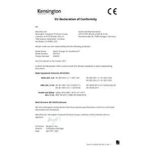 EU DoC (K34032, M01552)