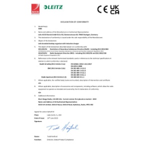5365 - Inductive Charger CE UKCA Declaration - 2023 June (DS)