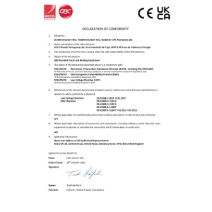 System 1 CE UKCA Declaration - 2023 October (DS)