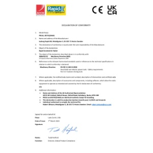 PB161 CE UKCA Declaration - 2023 March (DS)