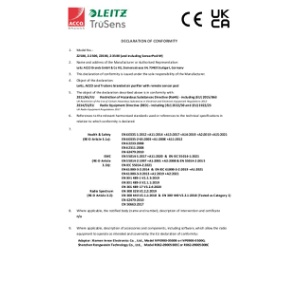 Z2500 Z-2500 Z3500 Z-3500 CE UKCA Declaration - 2023 August (DS) plus UK PSTI SoC