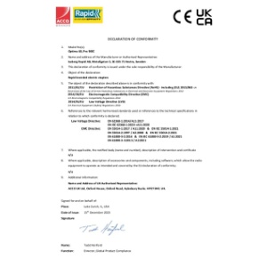 Optima 60 Pro 90EC CE UKCA Declaration - 2023 December (DS)