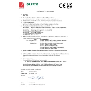 6592 6593 Heated Cushion & Travel Cushion CE UKCA Declaration - 2024 October (DS)