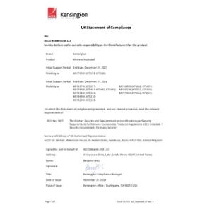UK PSTI SoC (Keyboard)
