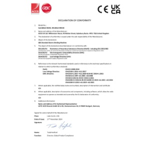 CombBind CB25E WireBind WB15E CE UKCA Declaration - 2024 November (DS)