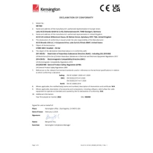 EU UK DoC (K83450, M01582) 