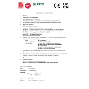 iLAM Office Pro A3  Series 4 480HS CE UKCA Declaration - 2025 February (DS)