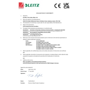 IQ Office S P4 IQ Slim Office S P4 (8098 8099) CE UKCA Declaration - 2025 July (DS)