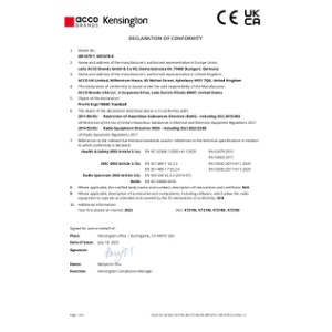 EU DoC (K72196_98, K72180_85, M01679-T, M01678-D)