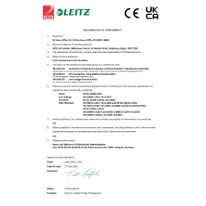 IQ Home Office P4 IQ Slim Home Office P4 (8001 8009) CE UKCA Declaration - 2025 July (DS)