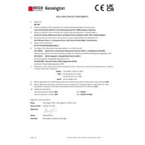 EU UK DoC (K70315,  K75239, K75240, M01561)