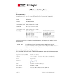 UK PSTI SoC (Keyboard)