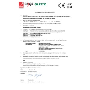 IQ OptiMax Autofeed 150 200 300 600 ShredMax+ Autofeed 150 200 300 600 CE UKCA declaration - 2026 Feb (DS)