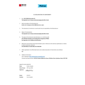 ACCO PPWR Declaration 03 - 2026 June
