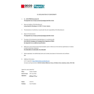 ACCO PPWR Declaration 04 - 2026 June