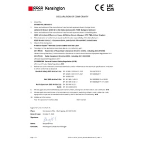 EU DoC (K72425,M01665-PRS, M01403-D)