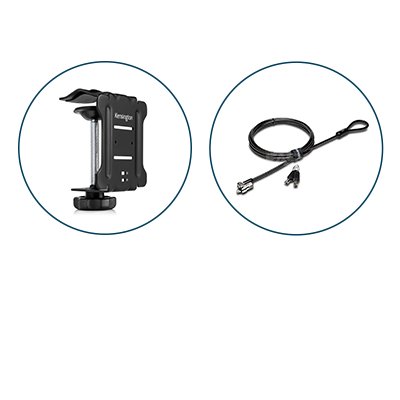 Zero-Footprint Mounting Option and Security Cable Lock Slots