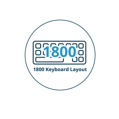 1800 Keyboard Layout