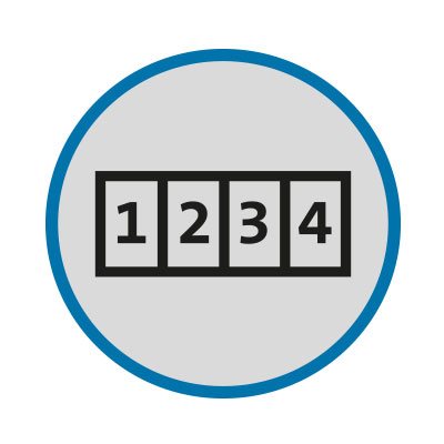 Resettable 4-Number Combination