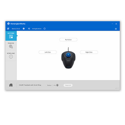 Orbit® Wireless Mobile Trackball with Touch Scrolling