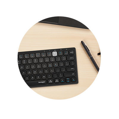 Kensington K75502FR clavier Bluetooth AZERTY Français Noir