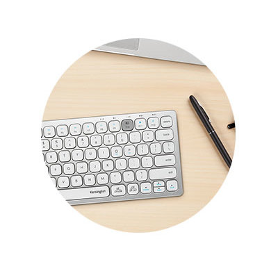 Kensington Dual clavier compact sans fil, qwerty bij VindiQ Office