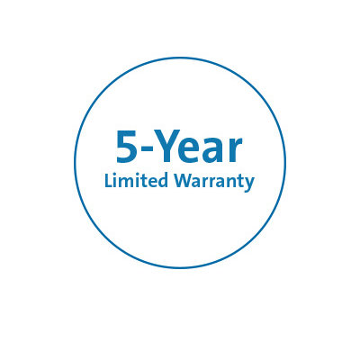 Five-year warranty