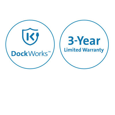 Free Kensington DockWorks™ Software and Three-Year Warranty